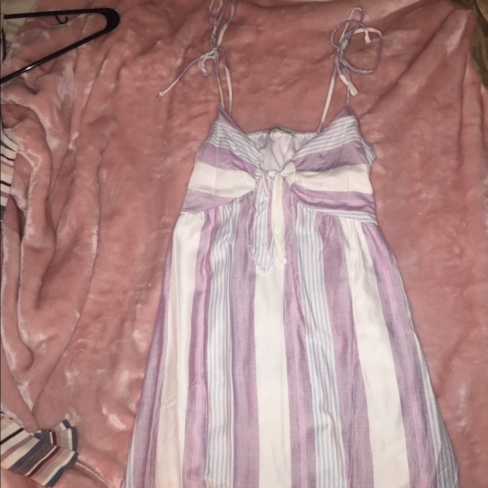 Striped mini dress